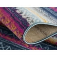 thumbnail image 4 of 5â€™ x 8â€™ Multicolor Irregular Striped Area Rug, 4 of 7
