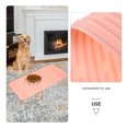 thumbnail image 3 of OULII Tapis de Bol pour Chat en Silicone Rose Imperméable 1 Ensemble, 3 of 8