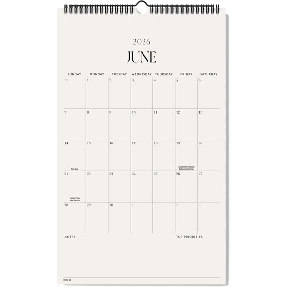 Jotsome 2026-2027 Wall Calendar 18-Month Planner (Jan 2026-Jun 2027),17"x11",Home & Office Decor,Minimalist Design