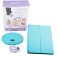 thumbnail image 4 of Lighted Makeup Mirror with 21 LED Lights, Make Up Vanity Mirror with 3X/2X/1X Magnification and Touch Screen, Cosmetic Trifold Table Eye Magnifying Makeup Mirror, 4 of 8