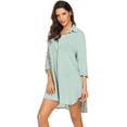 thumbnail image 2 of Traje de baño de mujer Beach Cover Up Shirt Bikini Beachwear Traje de baño Vestido de playa Adepaton WRMH-259-33, 2 of 4