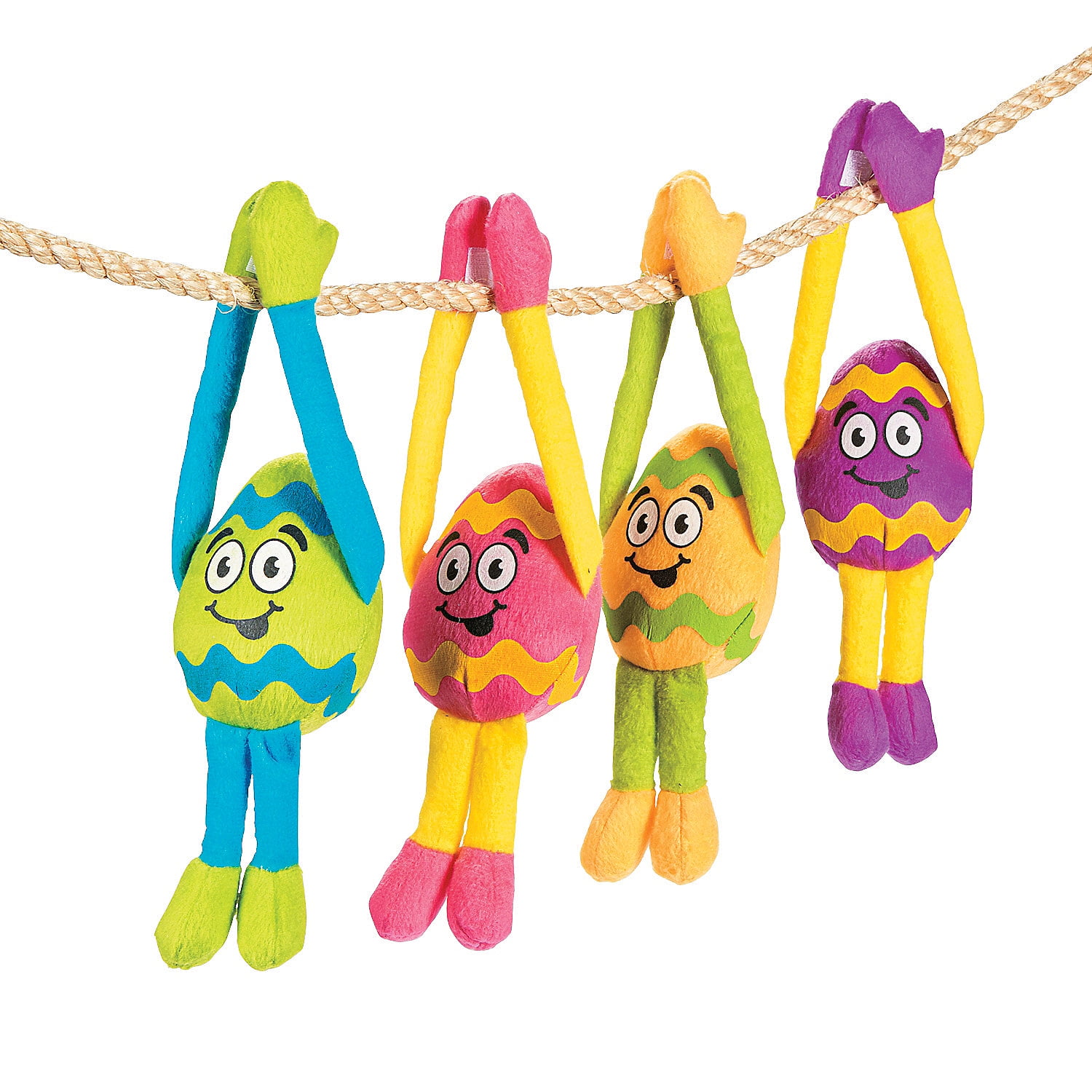 Plush Long-Armed Easter Egg - Toys - 12 Pieces - Walmart.com - Walmart.com