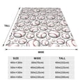 thumbnail image 3 of Sikiie Cute Baseball Ultra-Soft Micro flannel Blanket Luxury All Seasons Warm Blanket for Bedding Sofa and Travel (4 sizes)-50"x40", 3 of 7