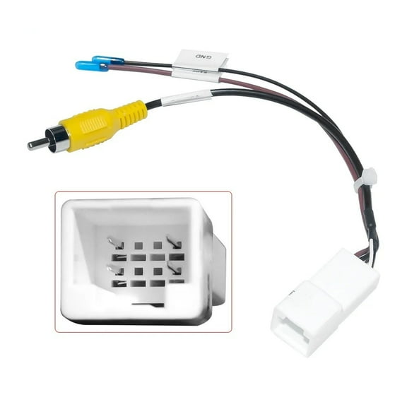 8Pin Reverse Camera Output Video Adapter Wiring Cable For Toyota Original Camera