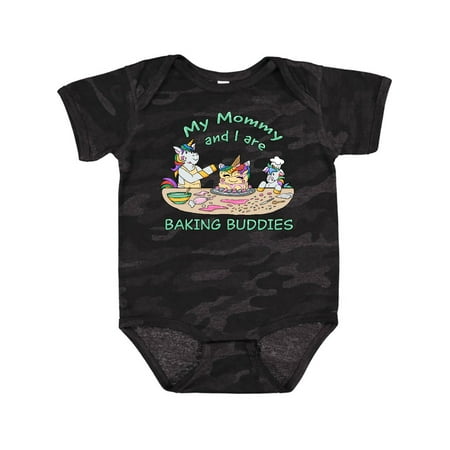 

Inktastic My Mommy and I are Baking Buddies Gift Baby Boy or Baby Girl Bodysuit