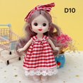 thumbnail image 1 of Juego de 6 piezas de lindas muñecas de vestir princesas para niñas y niños pequeños, 1 of 4
