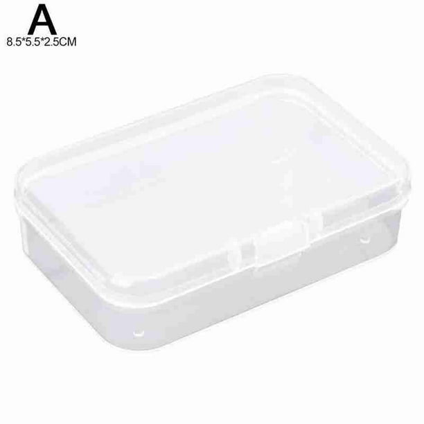 Clear Plastic Storage Box Boxes With Lids Home Office US A+ Stackable