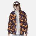 thumbnail image 2 of Disketp Stars and Fox Cute for Men's Sun Protection Hoodie Performance Long Sleeve Fishing Outdoor Lightweight-Large, 2 of 7