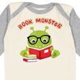 thumbnail image 4 of Inktastic Book Monster Boy Boys or Girls Long Sleeve Baby Bodysuit, 4 of 5