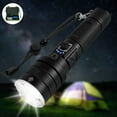 thumbnail image 1 of EIMELI Rechargeable LED Flashlight Military Zoomable Flashlight 5 Modes Handheld Torch Light 5000LM Ultra Bright Flash Light IPX6 Waterproof Outdoor Camping Accessories Emergency Gear, 1 of 10