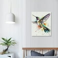 thumbnail image 4 of Nawypu Hummingbird Wall Art Poster,Watercolor Hummingbird Decor Bird Art,Hummingbird Art Bird Pictures Wall Decor,Watercolor Bird Wall Decor,Bird Painting Hummingbird Print, 4 of 5