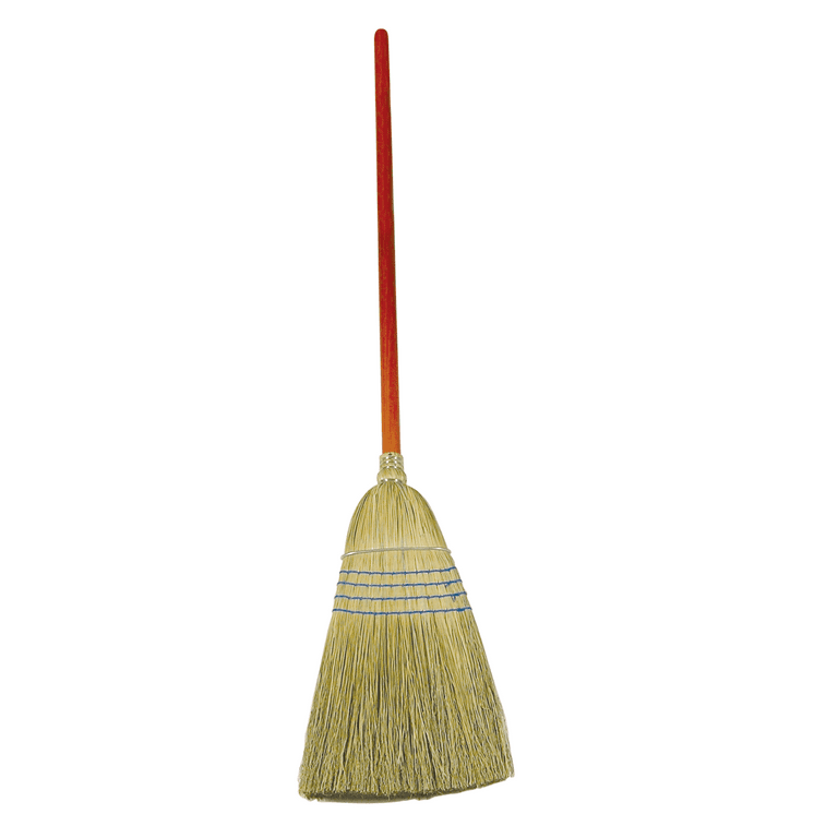 Rubbermaid Natural Fiber Heavy-Duty Corn Broom With Wood