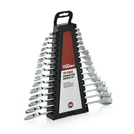 11 Piece Sae Set - Hyper Tough 15-Piece Combination Wrench Set SAE