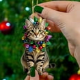 thumbnail image 5 of nTRIUQJ Warm Cute 2D Christmas Decoration For Festive Atmosphere Enhancement Family Gathering Joy Surprise Home Style Upgrade Black, 5 of 8