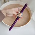 thumbnail image 4 of Pulsera Delgada De Silicona Para iWatch Watch 42mm 38mm 40mm 44 41 45mm Correa Series 8/7/6/5/4/3/2/1/SE Mujer Slim Sports Band, 4 of 4