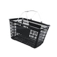 thumbnail image 2 of ziyahi Panier de Courses Robuste Fournitures d'Épicerie de Marché Panier Portable Noir, 2 of 6