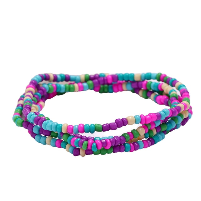 Cuentas Cadena de cintura Qarigey Estilo simple Niñas Accesorio de moda Decoraciones Verano 20Conjunto