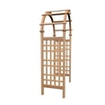 thumbnail image 6 of Vita 47 in L x 24 in W x 89 in H Rosewood Cedar Arbor, Golden Brown, VA68894, 6 of 9