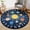 Blue Multicolor, variant on Washable Alphabet ABC Round Rug 3.14ft, Kids Astronaut Space Circle Carpet, Soft Non-Slip Educational Area Rug for Classroom, Playroom & Kids Room Decor, Blue
