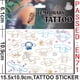 thumbnail image 1 of Pegatinas de dibujos animados de Sanrio Melody Kuromi KT Cat Tattoo para niños, pegatinas de transferencia DIY, juego de juguete lindo, pegatinas de Anime, regalo Kawaii, 1 of 4