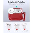 thumbnail image 2 of Funda ESR para AirPods Pro 2.ª generación con MagSafe Red, 2 of 9