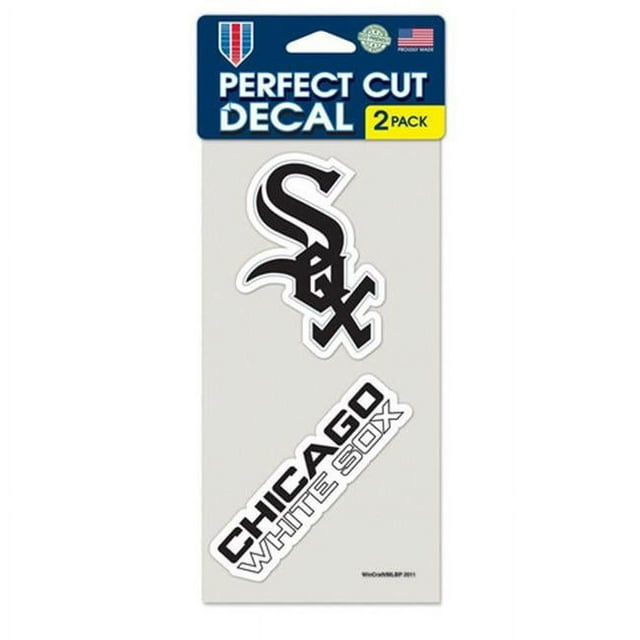 Chicago White Sox Set de 2 Décalcomanies Découpées