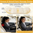 thumbnail image 6 of Nicecastle  Lumbar Support Pillow for Car, Memory Foam Lower Back Waist Support Cushion, Adjustable Straps Securely Fixed Car Lumbar Support Pillow for Office Chair, 6 of 7