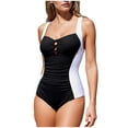 thumbnail image 2 of Ailaofu Romper for Women Summer Casual Sleeveless Loose Spaghetti Strap Shorts 2026 Beach Vacation Clothes, 2 of 5