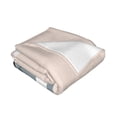 thumbnail image 5 of Boho Plants Bouquet Throw Blanket, Super Soft Anti-Pilling Flannel Bed Blankets, 80"x60", 5 of 8