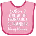 thumbnail image 3 of Inktastic Banker Like Mommy Future Job Boys or Girls Baby Bib, 3 of 4