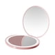 thumbnail image 4 of 2 Espejos De Maquillaje De Viaje USB De Doble Cara Para Bolso De Viaje, Bolsillo Rosa, 4 of 8