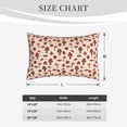 thumbnail image 4 of Lsque Mushrooms and Lady Bugs Pattern Pillow Case – Soft & Cozy Throw Pillow Cover, Hypoallergenic Cushion Case for Sleeping Women with Envelope Closure-20"x30", 4 of 6