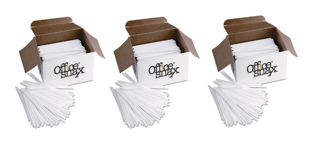 Product of Office Snax Plastic Stir Sticks Bulk Savings 1,000 ct. - Pack of 3 -