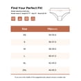 thumbnail image 7 of INNERSY Women's Cotton Bikini Panties 6-Pack, Breathable Everyday Underwear(M,Light), 7 of 7