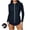 Dark Blue, variant on Women's UPF 50+ Sun Protection Hoodie Jacket Lightweight Long Sleeve Sun Shirt UV Hoodie with Pocket Light Blue,S