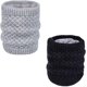 thumbnail image 4 of Calentador de cuello de invierno cálido bufanda infinita de doble capa de vellón grueso, 4 of 5