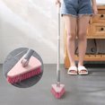 thumbnail image 1 of Peggybuy Cleaning Brush Triangular Head Shower Brush Adjustable for Home Bathroom Kitchen, 1 of 8