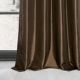 thumbnail image 4 of Copper Brown Grommet Blackout Faux Silk Taffeta Curtain (1 Panel), Copper Brown, 50W X 108L, 4 of 7