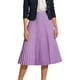 thumbnail image 1 of Falda midi plisada para mujer: falda informal de gasa, cintura alta, estilo versátil, perfecta para las salidas de verano., 1 of 4