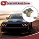 thumbnail image 2 of Cubierta de pomo de cambio de marcha antideslizante Unique Bargains para Dodge Charger Challenger 2015-2023 Negro Beige Cuero Sintético, 2 of 6