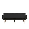 thumbnail image 6 of Weston Home Fosnavag Upholstered Convertible Futon Sofa Bed with USB, Dark Grey Linen, 6 of 7