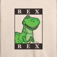 thumbnail image 3 of Toy Story 4 - Type Block Rex - Women's Lightweight French Terry Long Sleeve Shirt, 3 of 5