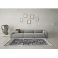 thumbnail image 3 of Ahgly Company Indoor Round Oriental Gray Industrial Area Rugs, 5' Round, 3 of 4