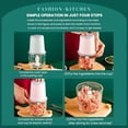 thumbnail image 2 of CC TOY Electric Food Chopper Garlic Crusher Meat Grinder Mini Garlic Press, 2 of 6