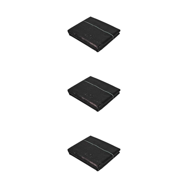Advancent Barrera de malezas transpirable negra para necesidades de jardinería Edificios de jardín Tela a prueba de malezas Toldo de camping Type1 NO1