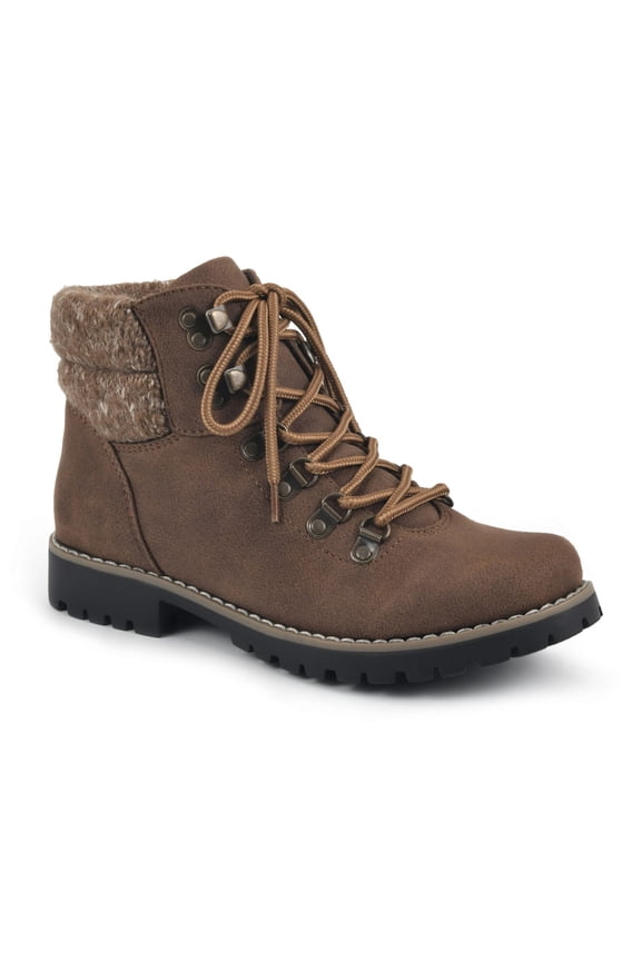 Pathfield Women's Ankle Boots Color: Cognac Suedette Size: 6 WIDE