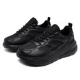 thumbnail image 2 of Men's Running Shoes Lace‑Up Mixed Panel Athletic Sneakers with Thick Contoured Midsole for Daily Walking and Casual Outdoor Activities, 2 of 8