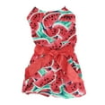 thumbnail image 2 of Pet Pet Small Dog Polyester Clothes Soft Dress Costume Fruit Pattern Skirt for Summer Party, 2 of 7