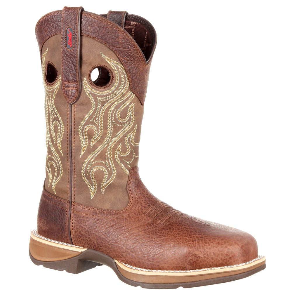 Durango Mens Rebel Square Toe Western Cowboy Boots Mid Calf