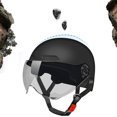 thumbnail image 5 of Casco de bicicleta eléctrica Casco de seguridad para ciclismo Casco de bicicleta ligero ajustable Forro desmontable transpirable para verano, 5 of 5